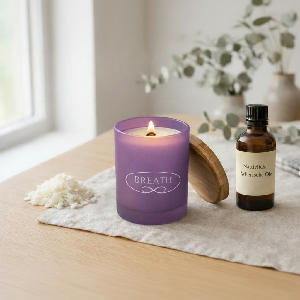 Lavendel Duftkerze – Dein Ritual zum Abschalten & Einschlafen