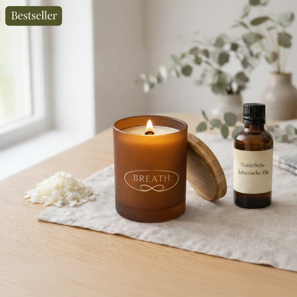 Sandelholz Duftkerze – Dein Ritual für Ruhe & Erdung